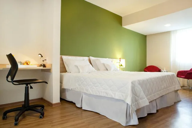 غرفة سوبيريور بسرير فردي، Vila Rica Campinas Hotel 1/1