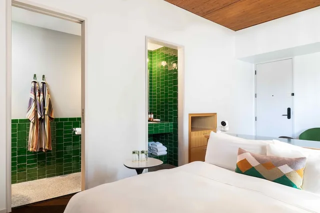 غرفة بسرير كينج بشرفة، Hotel Magdalena 3/8