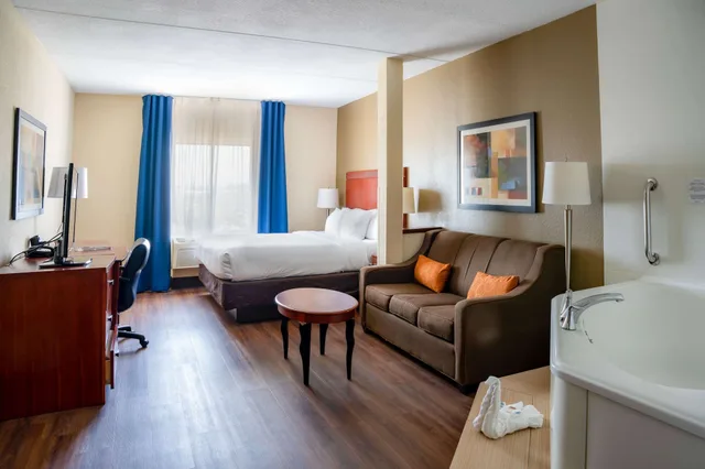 جناح بسرير كينج مع أريكة لذوي الإعاقة، Comfort Suites Outlet Center 7/10
