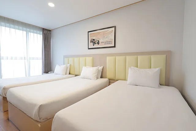 غرفة بزنس ثلاثية بثلاثة أسرّة، Shin Shin Hotel Jeju City 4/6