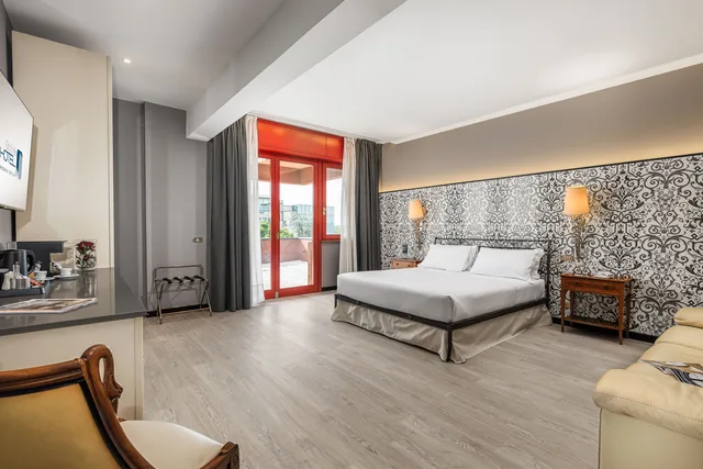 غرفة ديلوكس مفردة بسرير مزدوج، Citystyle Hotel Reggio Emilia 3/7