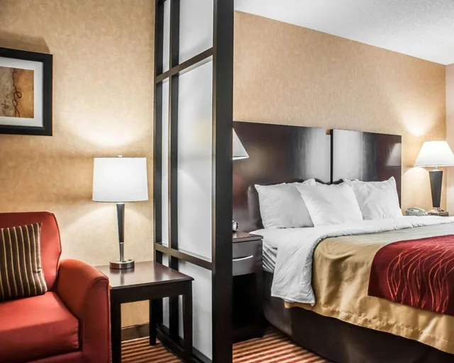 غرفة بسرير كينج مع أريكة، Quality Inn Dunkirk NY 1/3