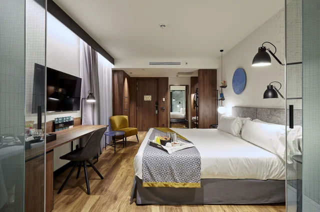 غرفة بريميوم ديلوكس بسريرين منفصلين، Radisson Blu 1882 Hotel Sagrada Familia Barcelona (ex. Hotel Barcelona 1882) 3/6