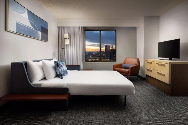 جناح بسرير كينج بغرفة نوم واحدة بغرفتين، Courtyard by Marriott Atlantic City Beach Block 1/4