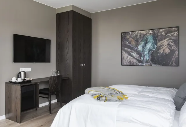 جناح جونيور بسريرين منفصلين بإطلالة على الجبل بشرفة، Hotel Odinsve 10/10