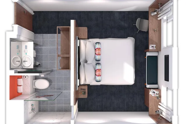 Loft, Twin Beds, ALOFT MUNICH 7/10