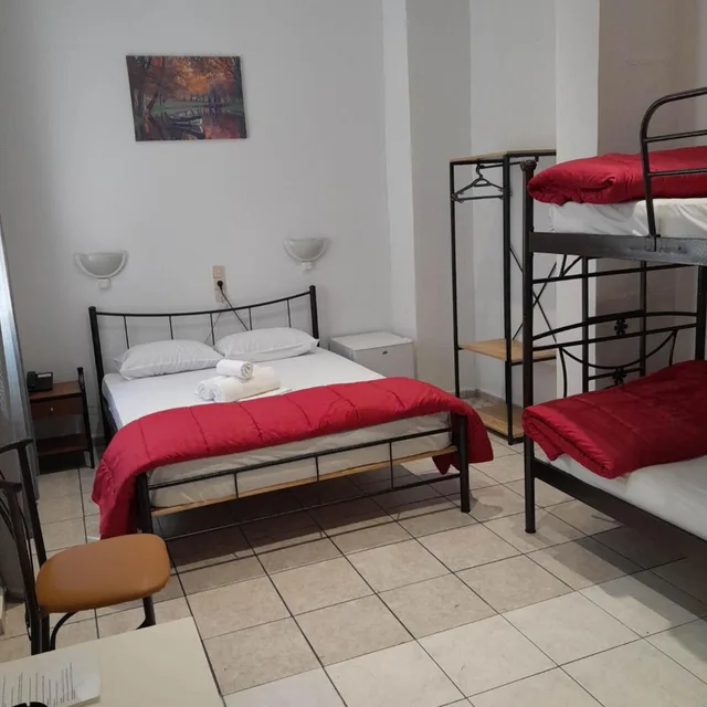 غرفة قياسية رباعية، Ikaros Hotel 1/10