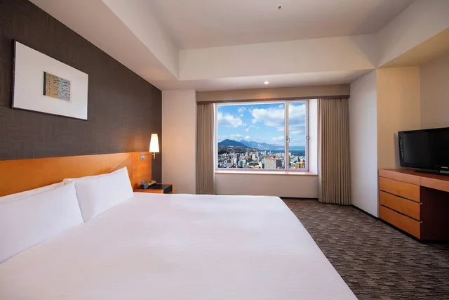 غرفة قياسية بسرير كوين، Hotel Nikko Oita Oasis Tower 1/6