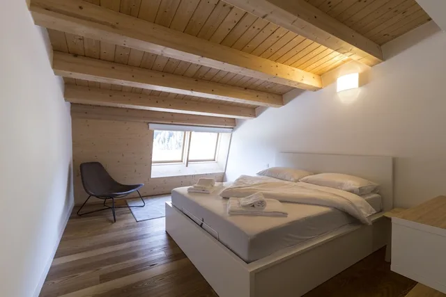 1 Bedroom, Panoramic, Penthouse, 2 Queen Beds, Mountain View, Sofa, Quercus Appartements 3/10