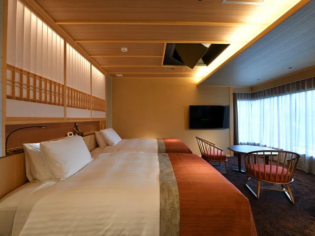 Suite, Twin Beds, Outdoor Spring Bath, Corner، Yumotokan 1/1