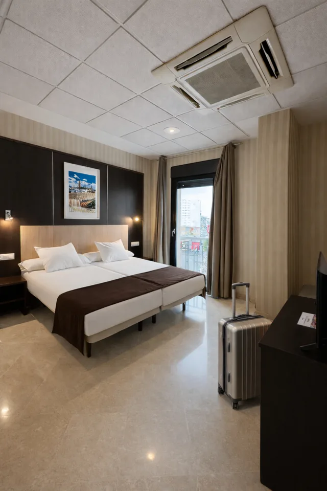 غرفة اقتصادية بسرير مزدوج، El Duque Hotel Seville 1/4