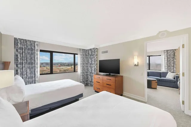 Suite, 2 Double Beds, Theme Park View, Sofa, Balcony, Embassy Suites by Hilton Anaheim Orange 1/10