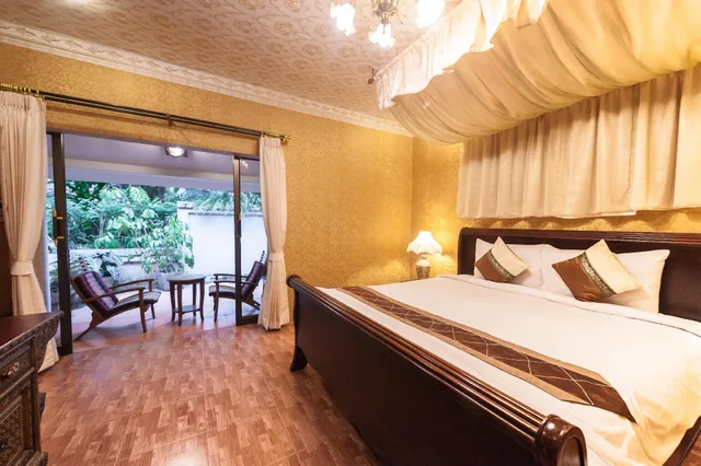جناح جونيور بسرير كوين بإطلالة على الحديقة، RUEN ARIYA RESORT 1/1