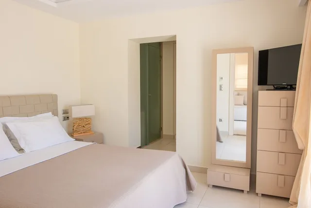 إقامة بسرير مزدوج بإطلالة على البحر مع أريكة، Almiriki Chios Rooms & Apartments 1/3