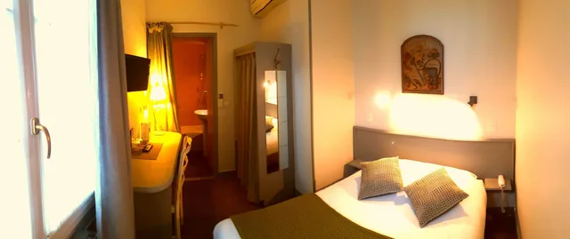 غرفة اقتصادية مفردة بسرير فردي بحمام مشترك، Hotel Du Parc-Montpellier 1/2