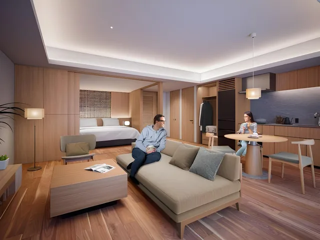 Superior, Twin Beds, with View, Sofa, Bathtub, HOTEL LA VIGNE HAKUBA by Onko Chishin 1/1