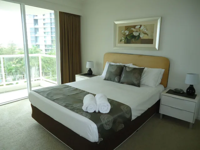 شقة بسرير كوين بغرفة نوم واحدة، Crest Apartments 1/9