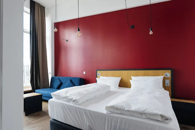 استوديو ثلاثي بسرير كوين مع أريكة، Staycity Aparthotels Leipzig City Centre 1/4