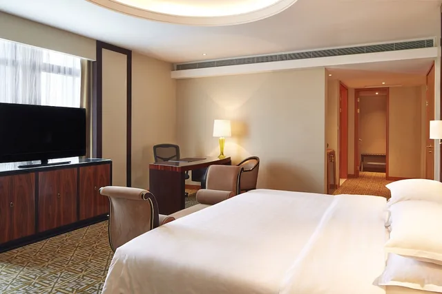 غرفة كلوب بسريرين منفصلين بإطلالة على المدينة، Sheraton Jinan Hotel 3/8