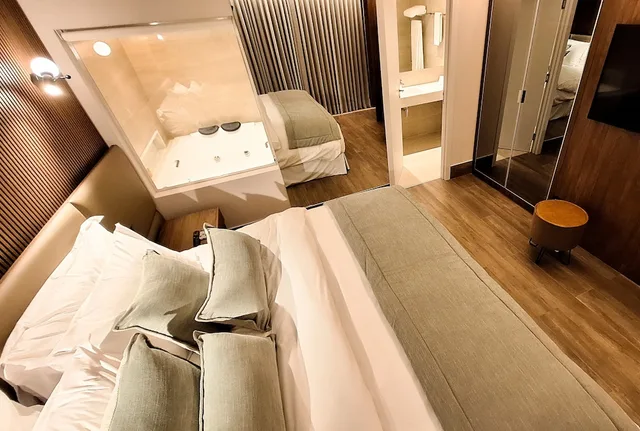 غرفة ملكية بسرير كينج مع أريكة، Hilton Garden Inn Belo Horizonte 2/2
