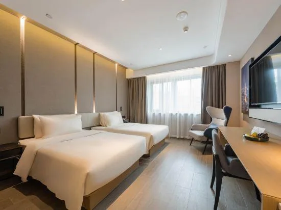 غرفة تنفيذية بسريرين، Atour Hotel Nankong Quzhou 1/2