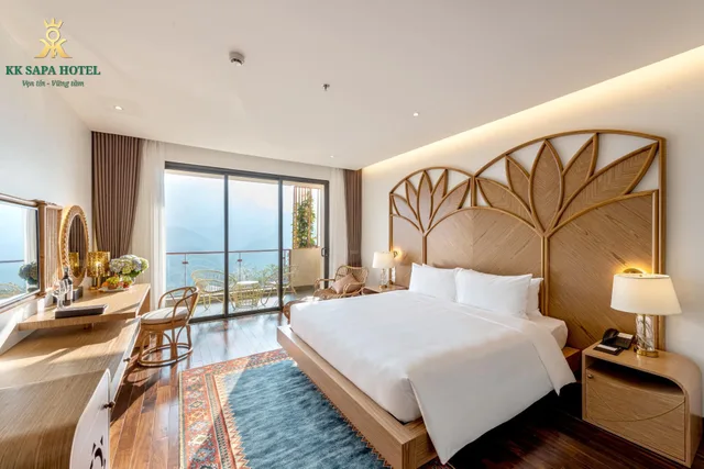 Deluxe, King Bed, Queen Bed, Valley View، KK Sapa Hotel 2/2