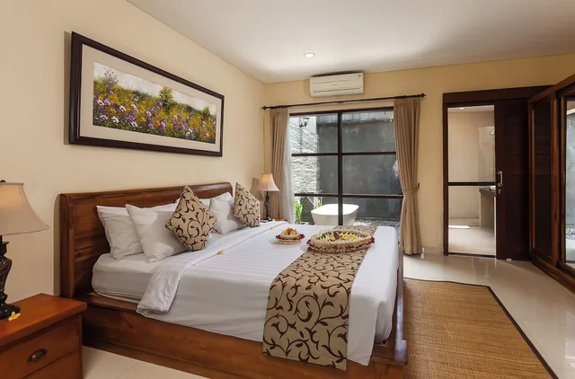 غرفة ديلوكس بسرير كينج، Kadiga Villas Ubud by GenuineHost 6/10