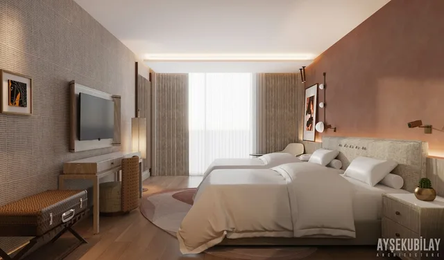 غرفة قياسية بسريرين منفصلين مع أريكة، Gloria Golf Resort Hotel 4/5