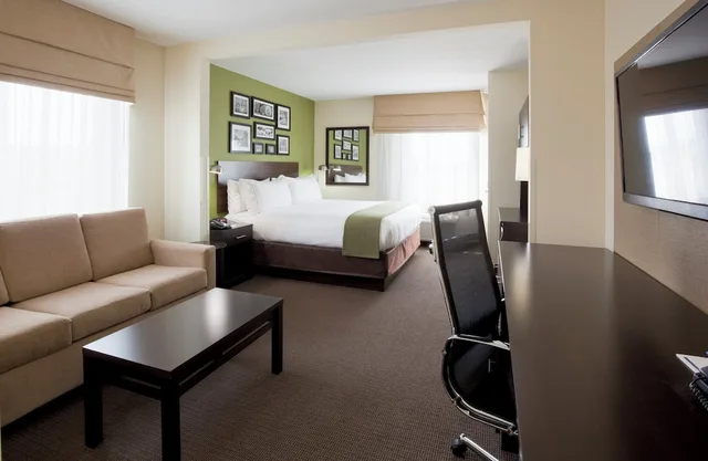 جناح بسرير كينج مع أريكة لذوي الإعاقة، Holiday Inn Express Hotel Suites Rogers 1/2