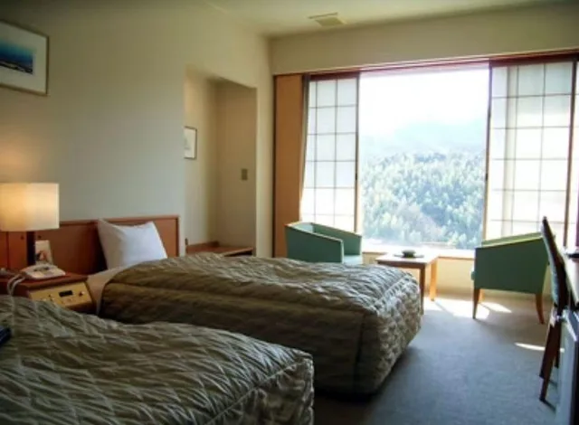 Bright, Twin Beds، IZU NAGAOKA HOTEL TENBO 1/1