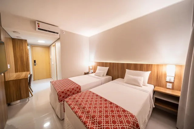 غرفة قياسية بسريرين منفصلين، Stop Way Hotel Fortaleza 4/8
