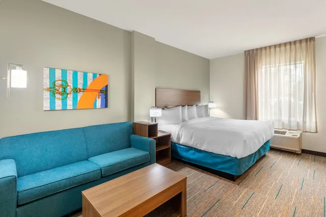 جناح بسرير كينج مع أريكة لذوي الإعاقة، Mainstay Suites Lancaster Dallas South 7/10