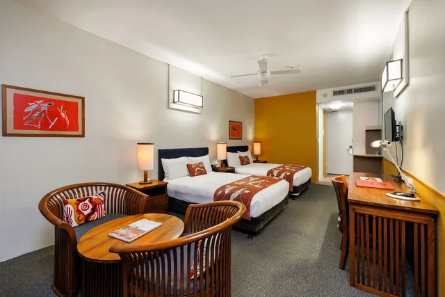 غرفة عائلية بسرير كوين وسريرين منفصلين، Kakadu Crocodile Hotel 7/10