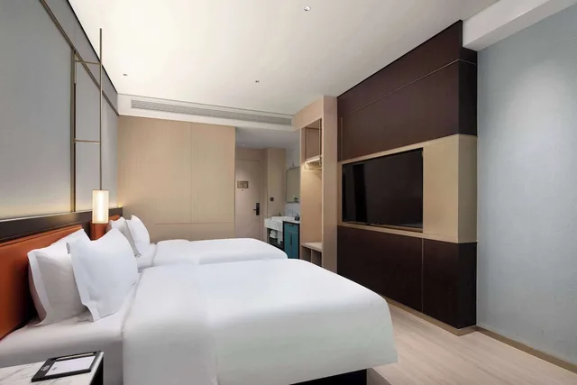 غرفة ديلوكس بسريرين منفصلين، Days Hotel by Wyndham Changsha Kaifu 1/1