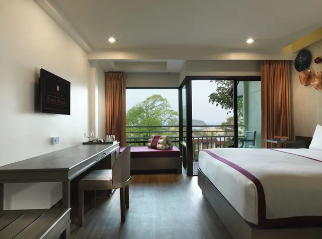 غرفة ديلوكس بسرير مزدوج، Chanalai Flora Resort 4/7