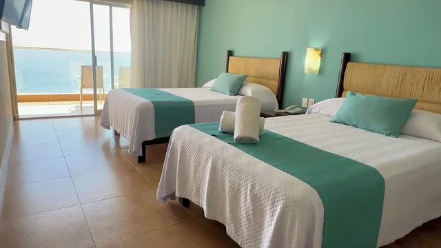 استوديو فاخر بسرير كينج، Mirador Acapulco 6/9