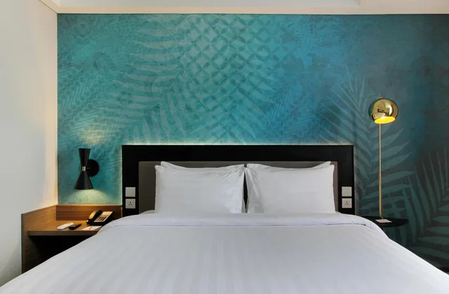 غرفة غراند ديلوكس بسرير كوين للمدخنين، Swiss-Belinn Airport Surabaya 4/6