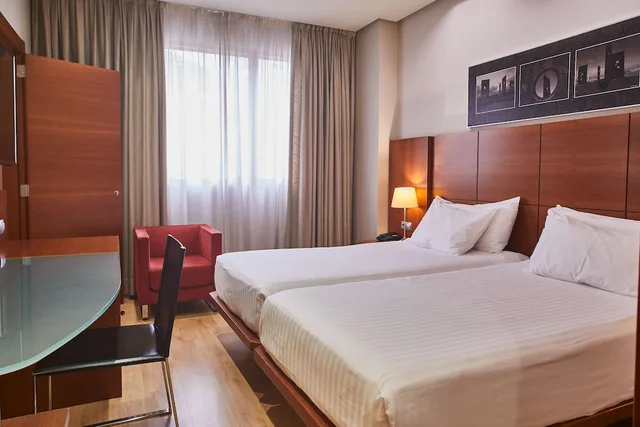 غرفة قياسية بسريرين منفصلين، Silken Ciudad Gijon 4/10