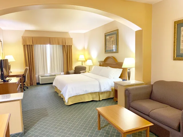 جناح بسرير كينج بمنطقة جلوس، Holiday Inn Express Hotel Suites Alice 2/7