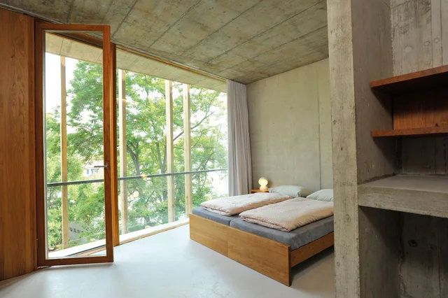 غرفة قياسية بسرير مزدوج بحمام خاص، Youth Hostel Basel 2/4