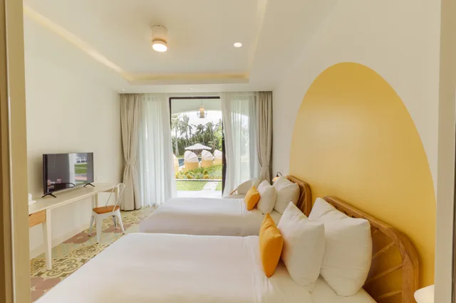 غرفة ديلوكس بإطلالة على النهر، Moodhoian Riverside Resort & Spa 1/6
