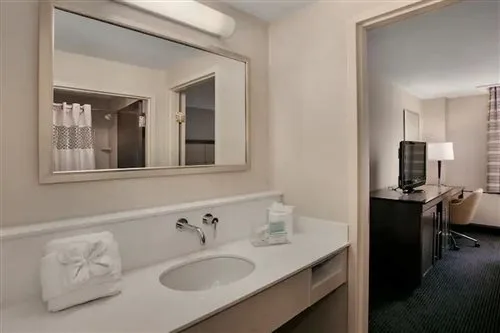جناح بسرير كينج بغرفة نوم واحدة مع أريكة، Hampton Inn and Suites Milwaukee Downtown 1/1