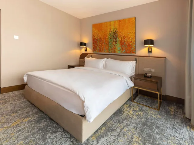 غرفة كلاسيكية بسرير مزدوج بإطلالة على الجبل، Swissotel Wellness Resort Alatau Almaty 3/9