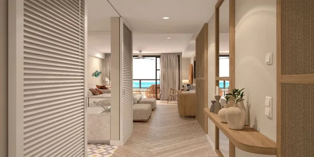 جناح جونيور بإطلالة جزئية على البحر، Dreams Playa Esmeralda Resort & Spa 4/4