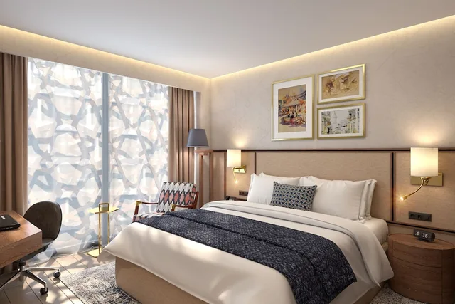 غرفة ديلوكس بسرير كينج، Makarem Burj Al Madinah 1/4