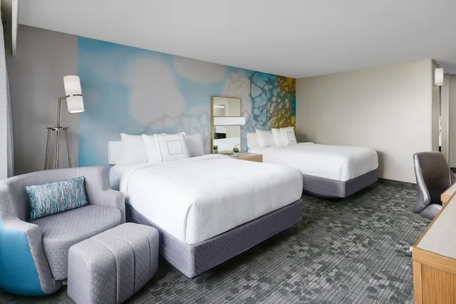 غرفة بسريرين كوين لذوي الإعاقة، Courtyard Dallas Lewisville 3/7