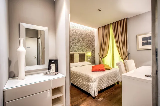 غرفة بسرير كوين، Boutique Hotel Roma 6/9