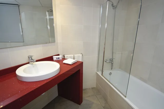 شقة عائلية بسريرين منفصلين بشرفة بغرفة نوم واحدة مع أريكة، Cye Salou Apartments 4/4