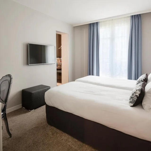 غرفة مفردة، Hotel Paris Vaugirard 6/16
