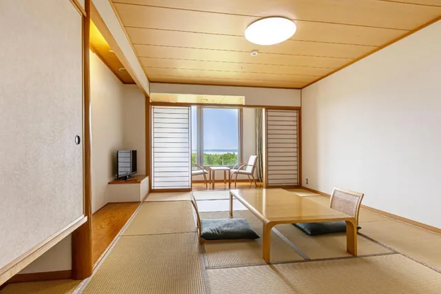 غرفة يابانية بأرضية تاتامي، KAMENOI HOTEL Aomori Makado 1/3